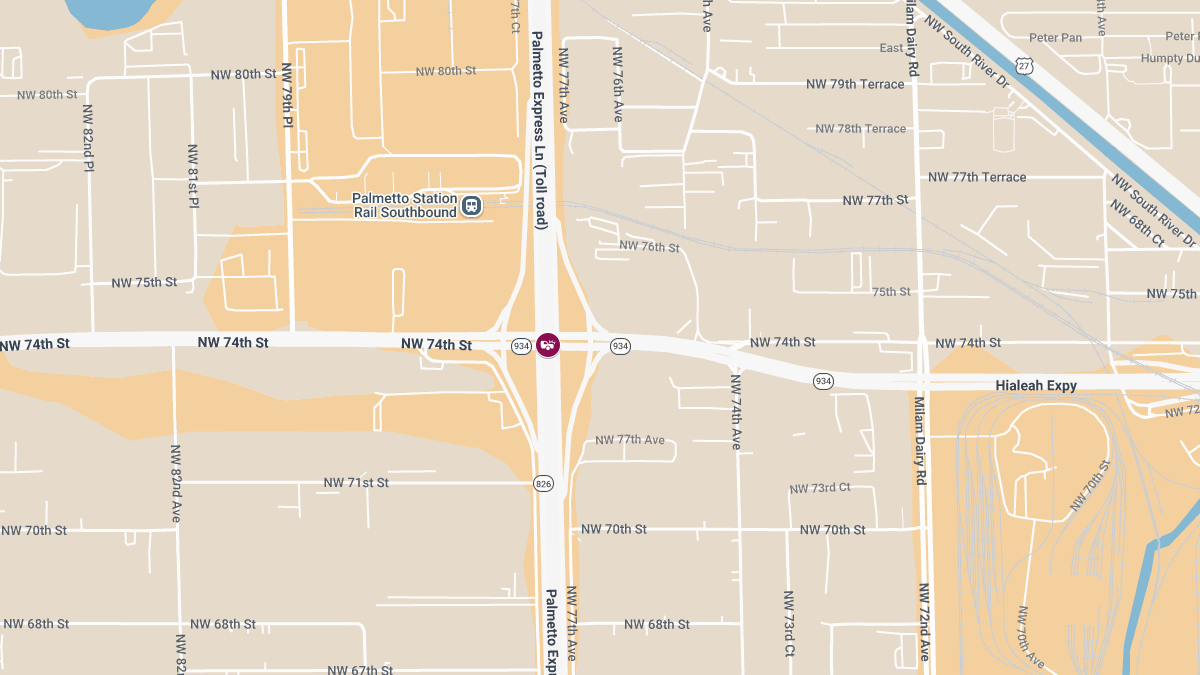 Hit-and-Run With Injuries on SR-826 SB at NW 74th St