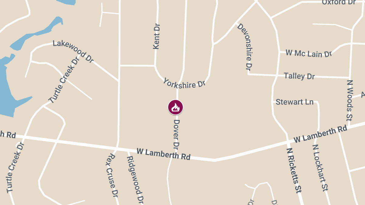 House Fire on N Dover Dr Sends One Person to Hospital