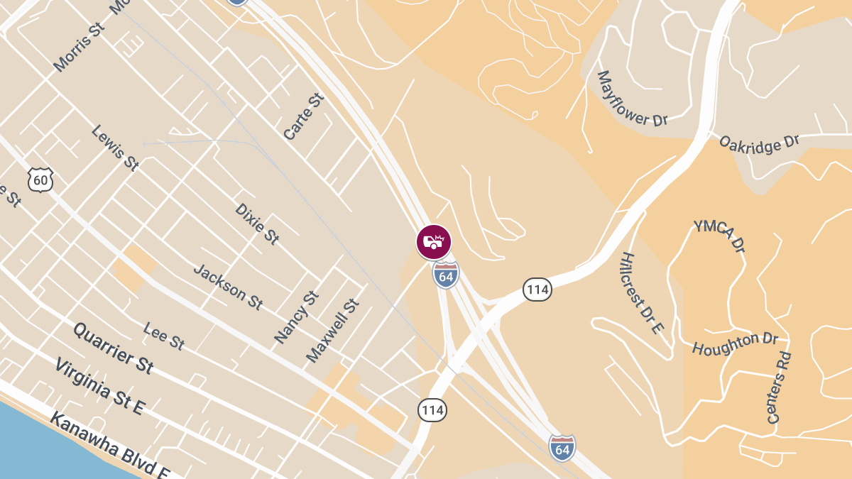 Injuries Reported After Accident on I-64W Near Exit 58C
