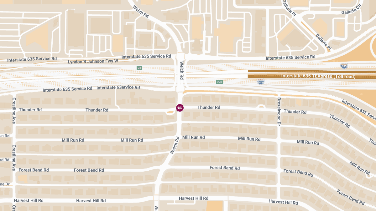 Injuries Reported After Vehicle Accident at Welch Rd & Thunder Rd