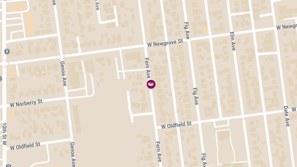 Injuries Reported in Car Crash on Fern Ave