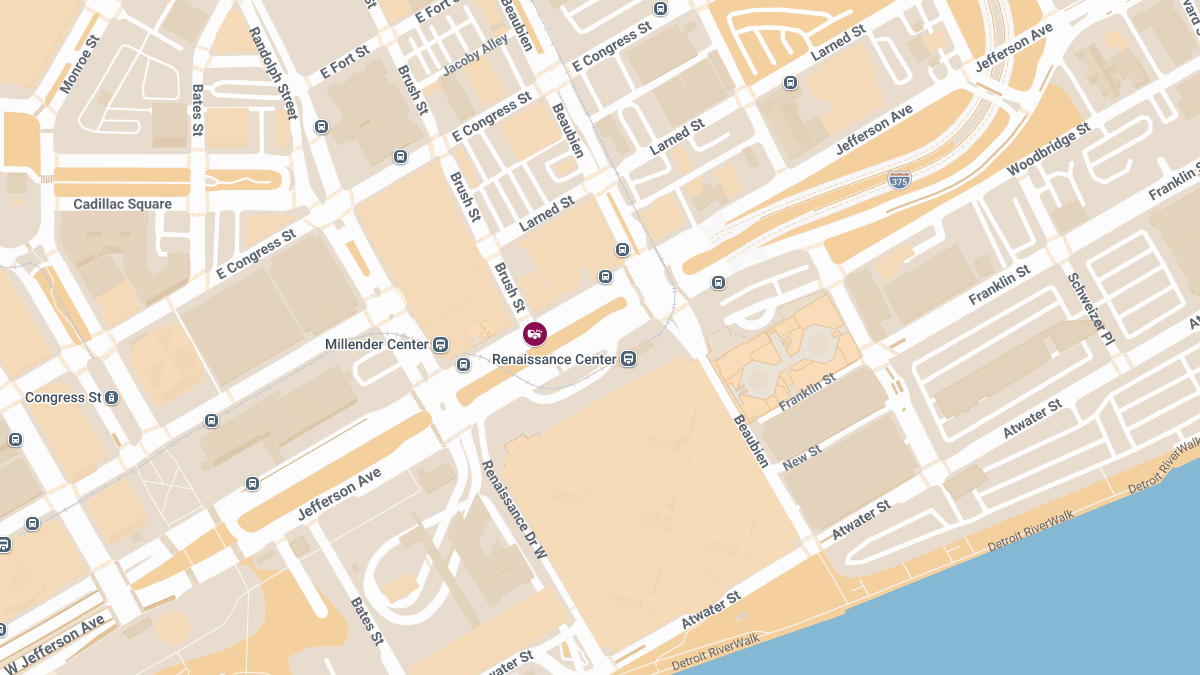 Injuries Reported in Collision Near E Jefferson Ave and Brush St