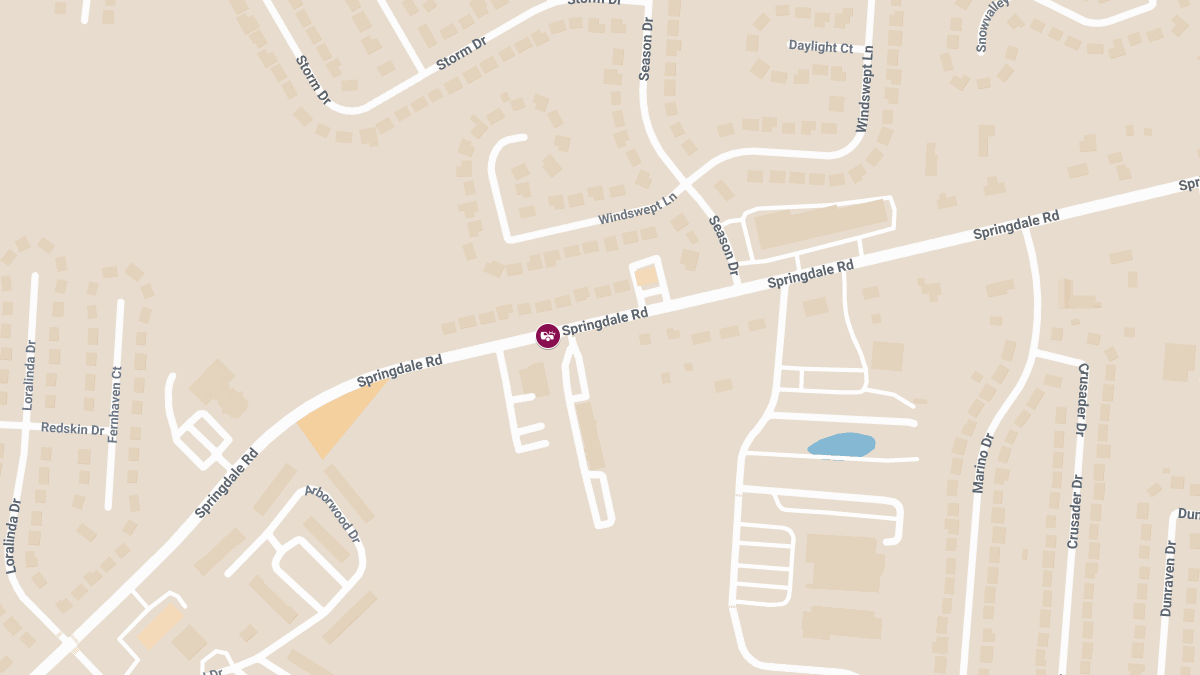 Injuries Reported in Collision Near Taylor Elementary on Springdale Rd