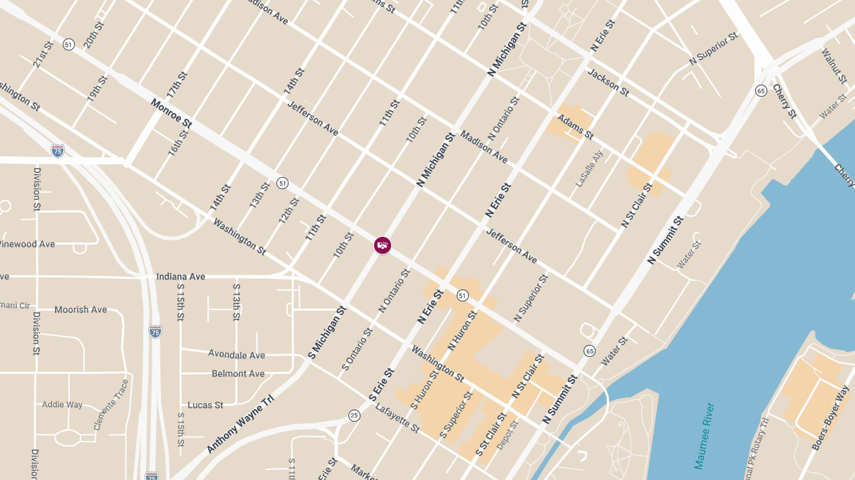 Injuries Reported in Collision at Monroe St & N Michigan St
