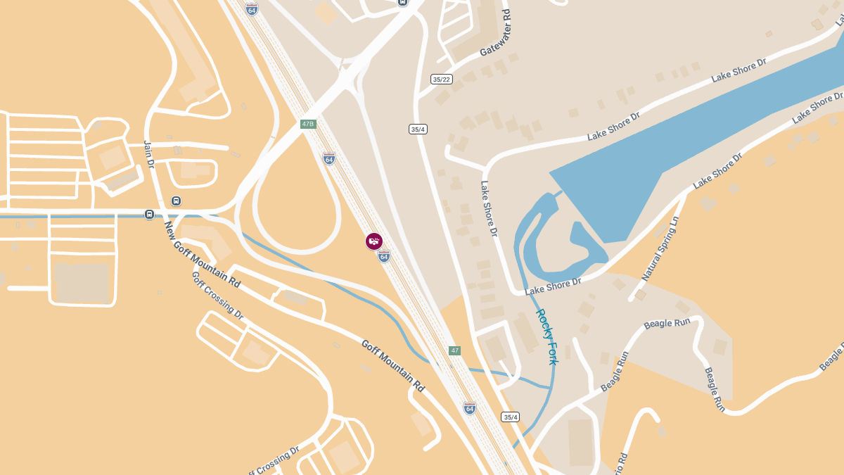 Injuries Reported in Collision on I-64 W Near Mile Marker 48