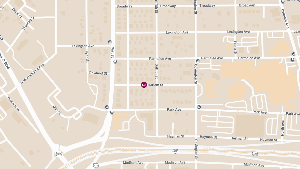Injuries Reported in Crash Near Park Ave & Harlem St