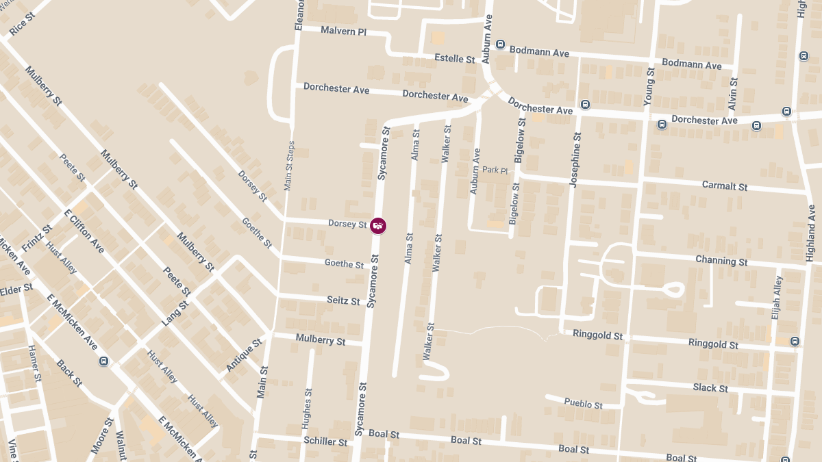 Injuries Reported in Crash Near Sycamore St and Dorsey St
