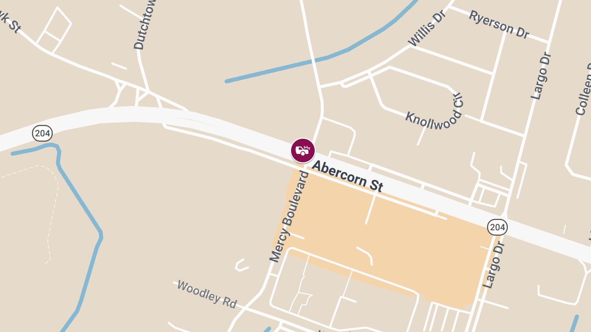 Injuries Reported in Crash at Abercorn St & Mercy Blvd