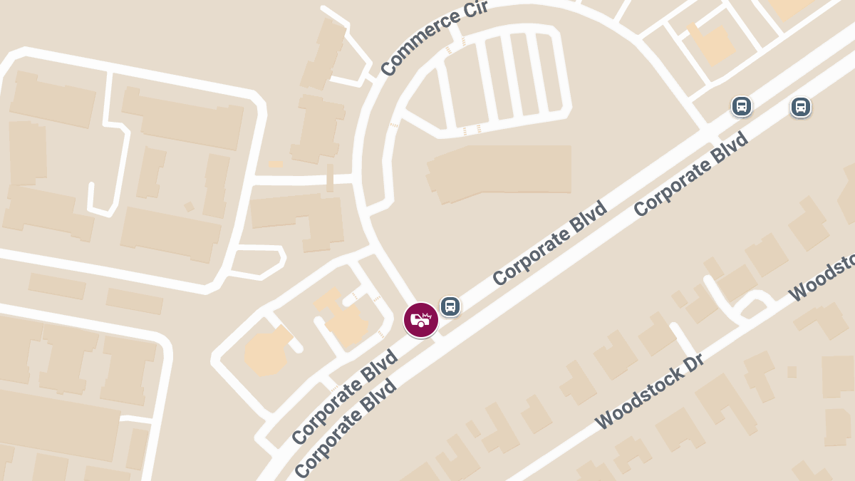 Injuries Reported in Crash at Corporate Blvd & Commerce Cir