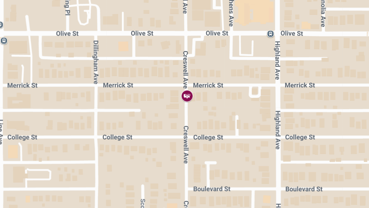 Injuries Reported in Crash at Creswell Ave & Merrick St