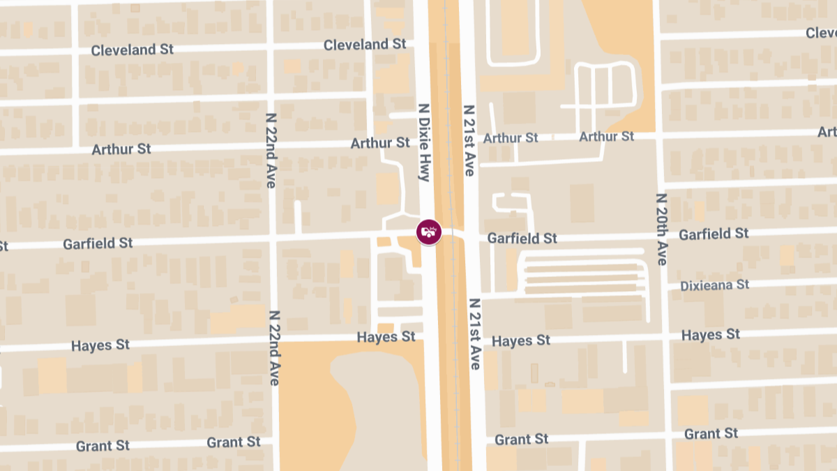 Injuries Reported in Crash at Garfield St & Dixie Hwy