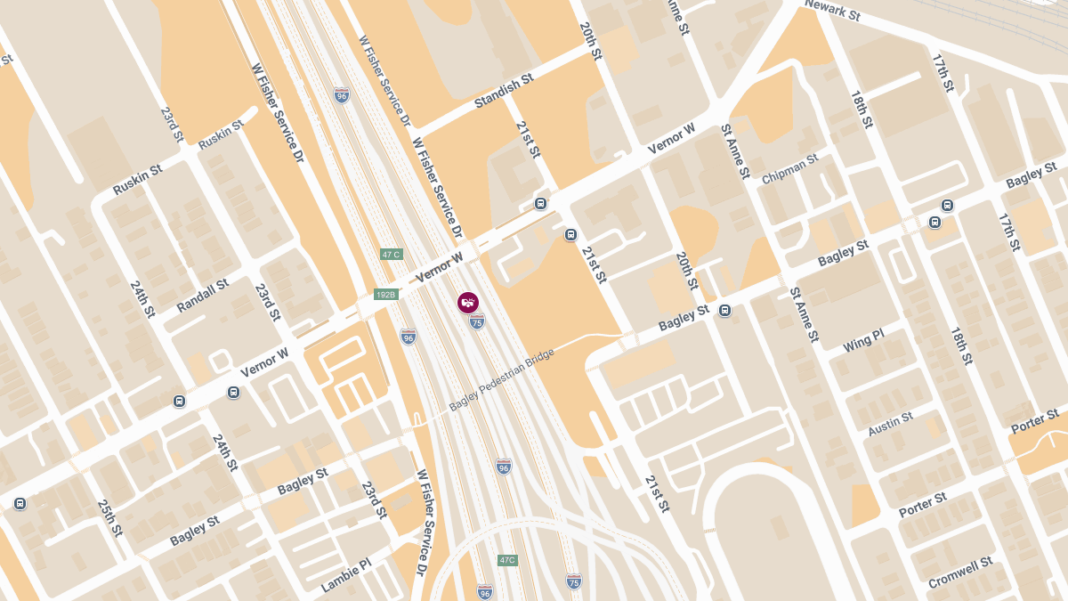 Injuries Reported in Crash at I-75 Southbound Vernor Ramp