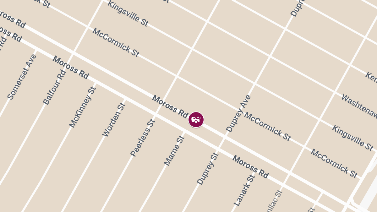 Injuries Reported in Crash on Moross Rd