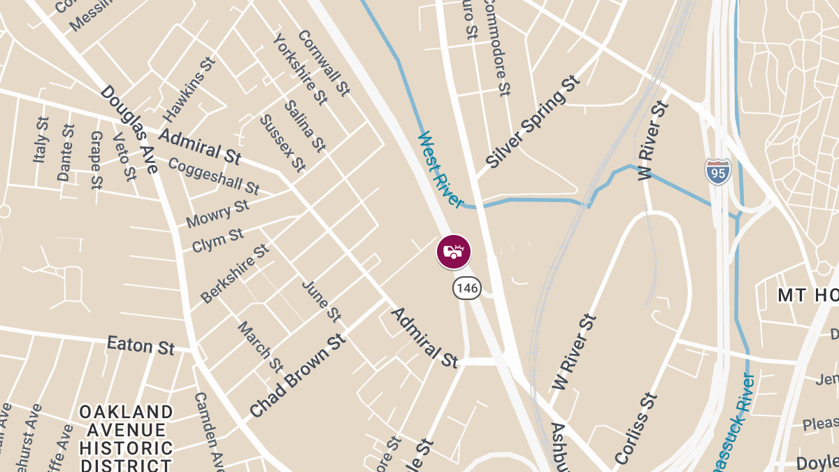 Injuries Reported in Crash on Route 146 Near Admiral St