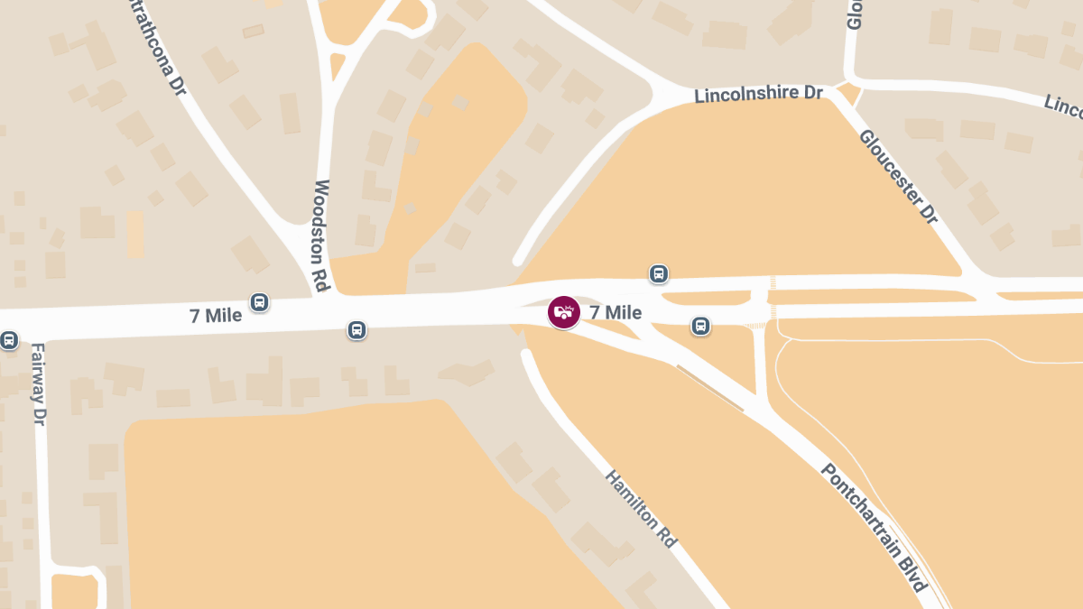 Injuries Reported in Crash on Seven Mile Rd