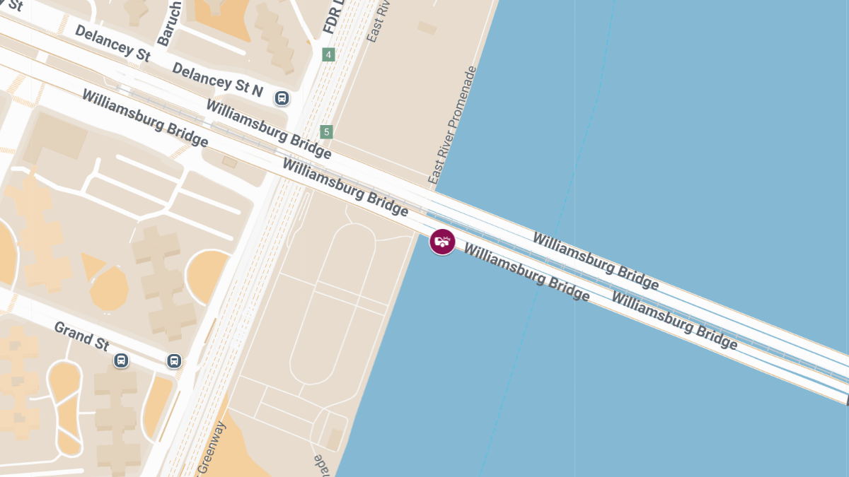 Injuries Reported in Crash on Williamsburg Bridge