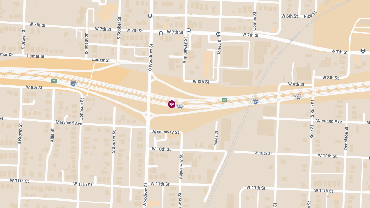 Injuries Reportes in Crash on EB I-630 near Exit 4