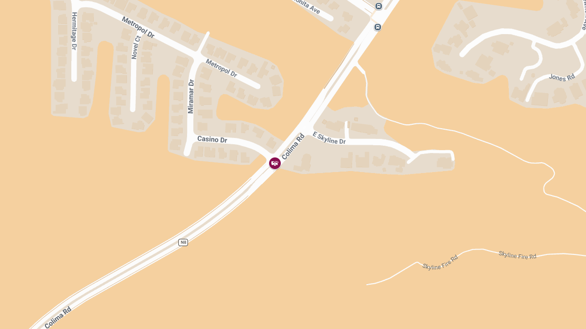 Injuries in Accident at Colima Rd & Casino Dr