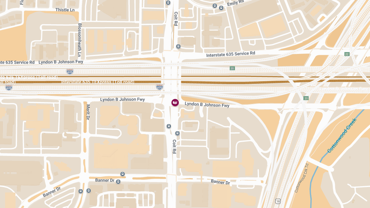 Injuries in Accident at Lbj Fwy W & Coit Rd