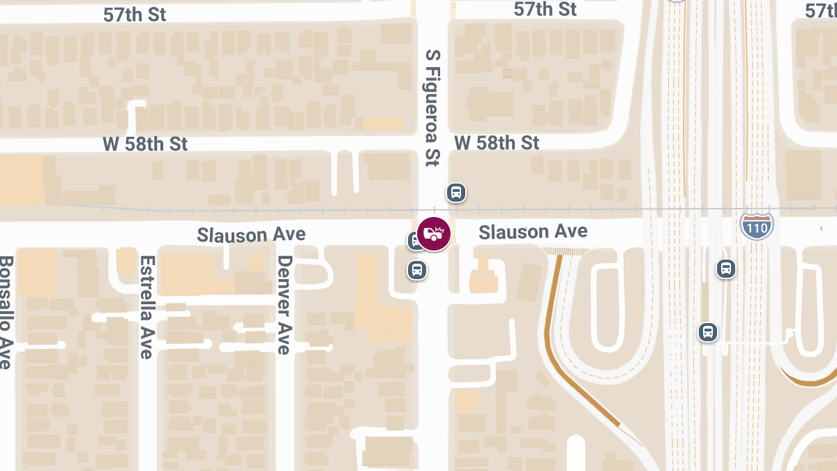 Injuries in Accident at Slauson Ave & Figueroa St