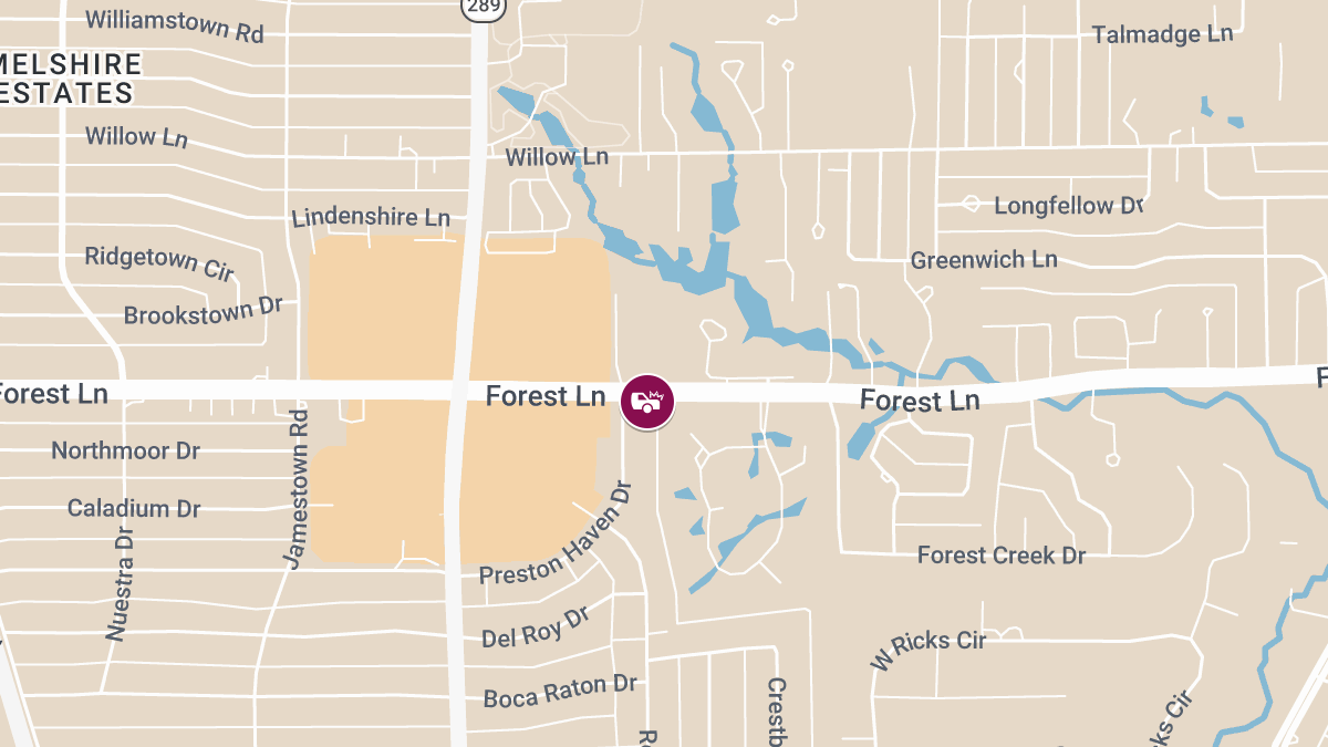 Injuries in Collision on Forest Ln