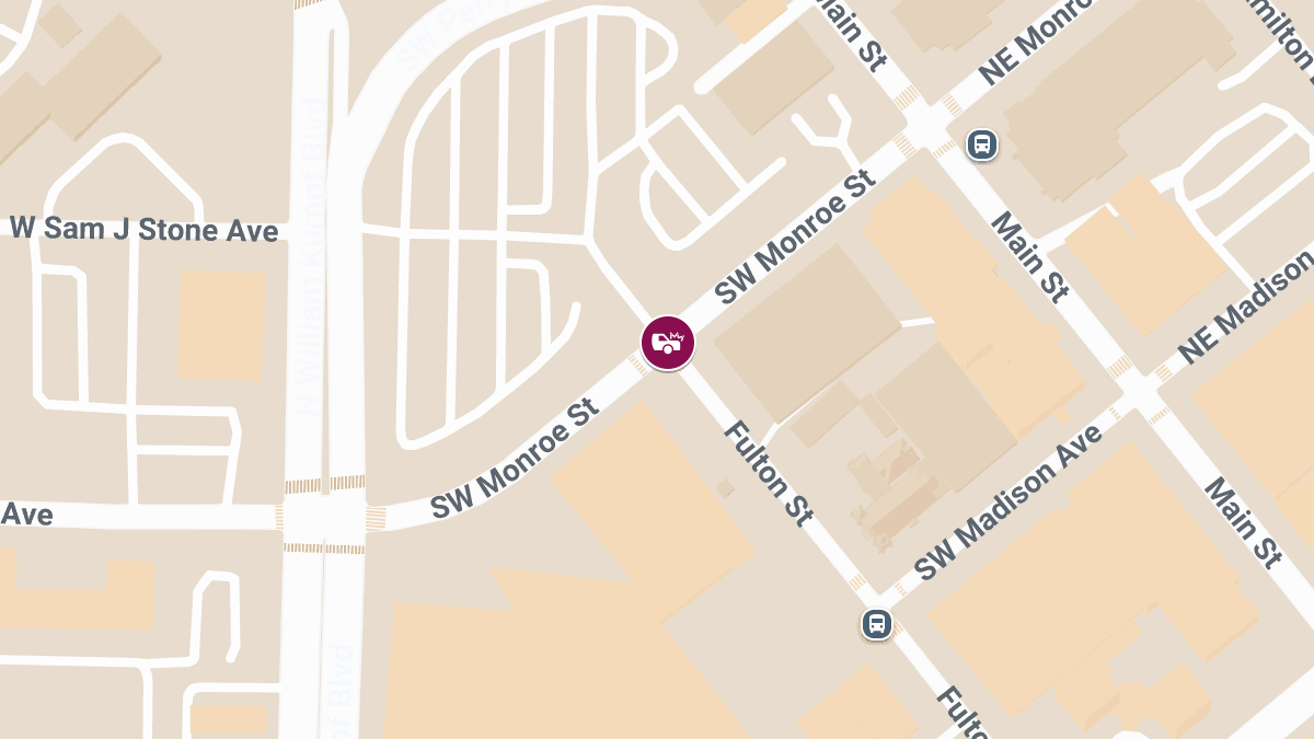 Injuries in Crash at Fulton St & SW Monroe St