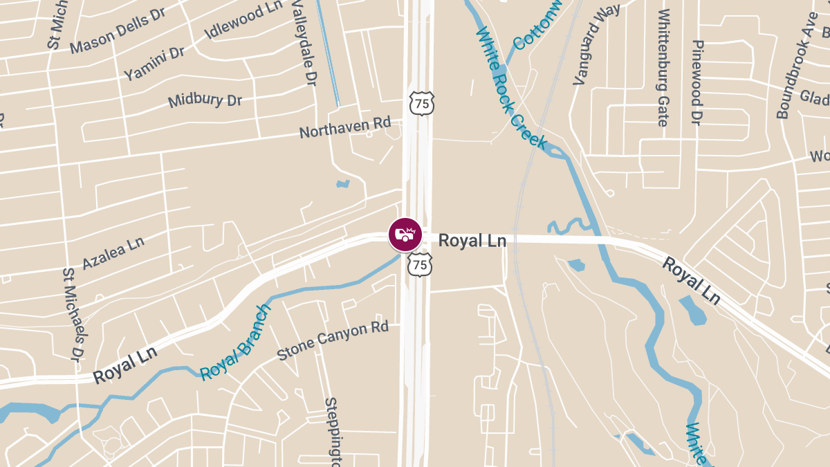 Injuries in Crash at N Central Expy & Royal Ln