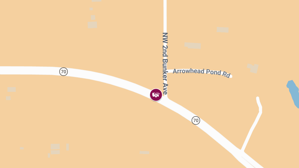 Injuries in Crash on SR-70 at NW 2nd Bunker Ave