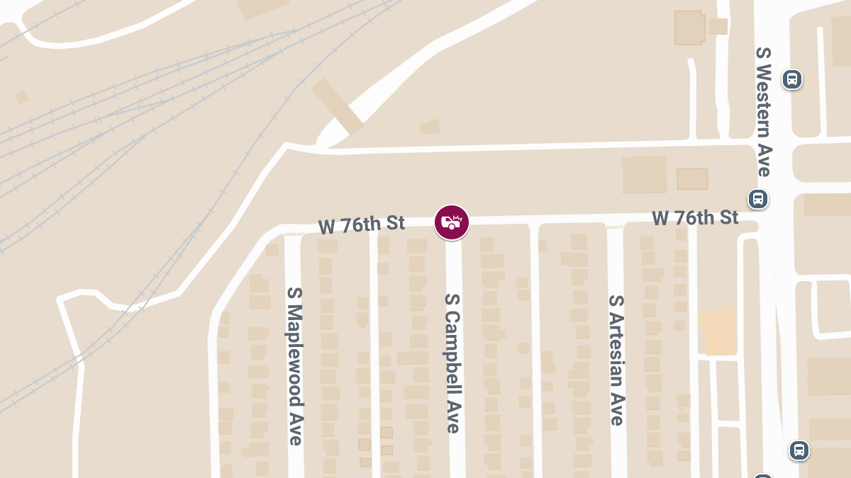 Injuries in Traffic Accident at W 76th St & S Campbell Ave