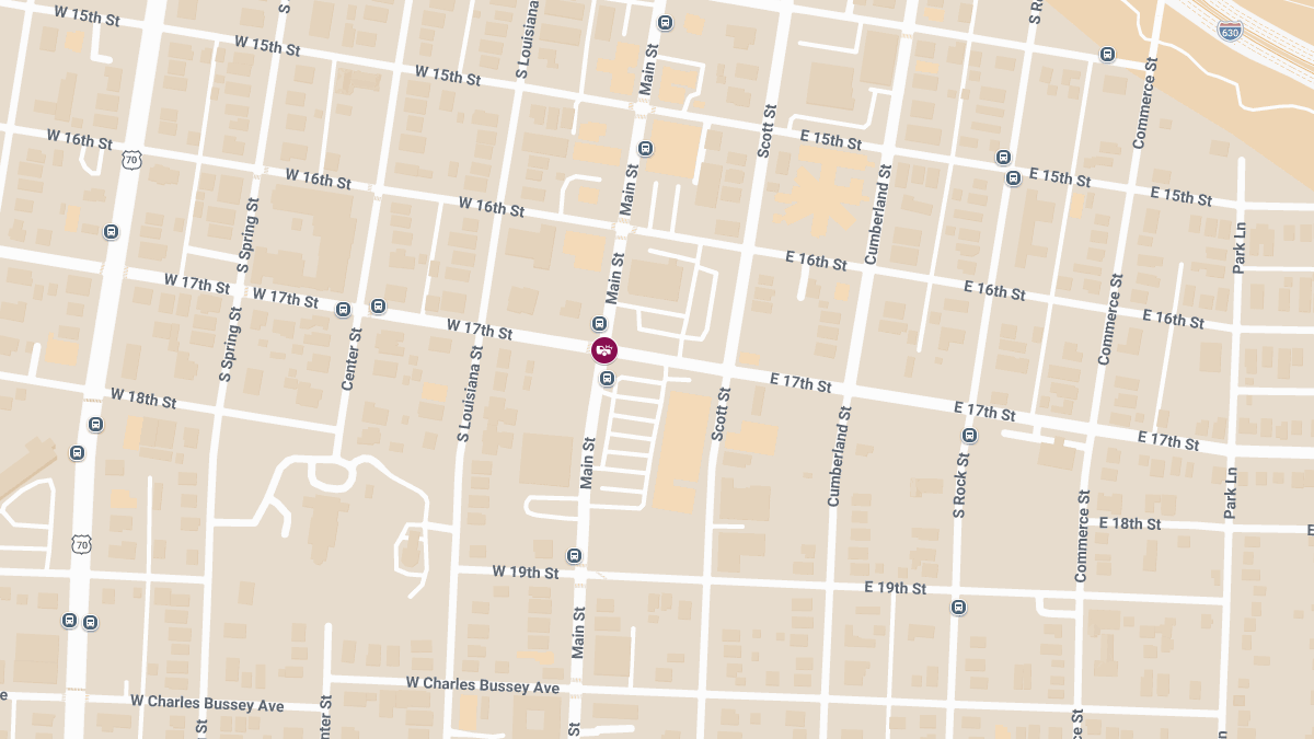 Injuries in Two-Vehicle Accident at E 17th St & S Main St