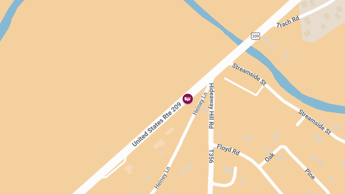 Injuries in Two-Vehicle Accident on Rt 209 Near Sunoco