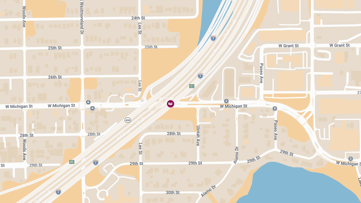 Injury Accident Near I-4 & Michigan St