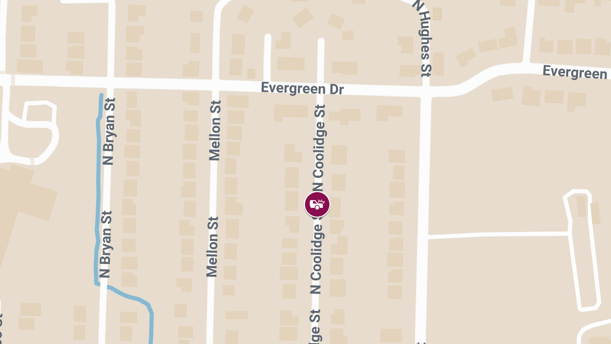Injury Accident Reported Near North Coolidge St