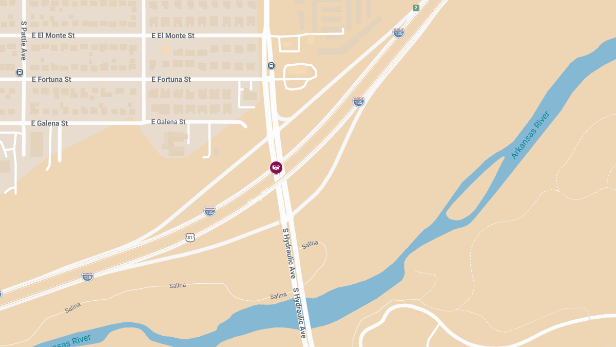 Injury Accident Reported Near S Hydraulic Ave & I-135