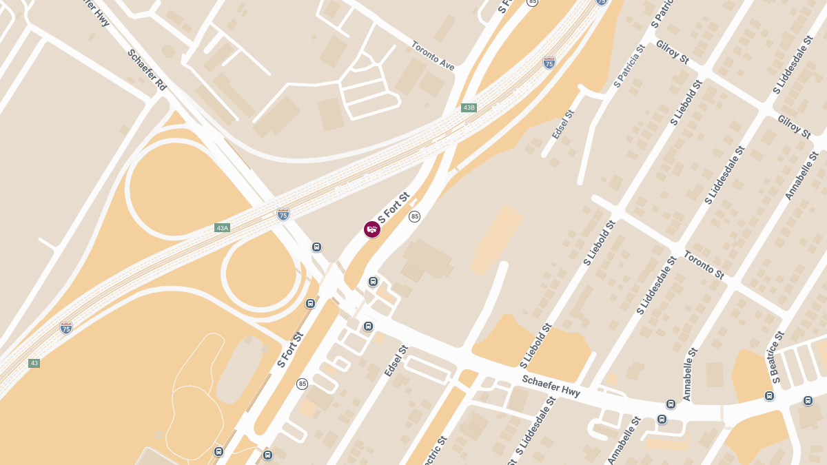 Injury Accident Reported Near South Fort St