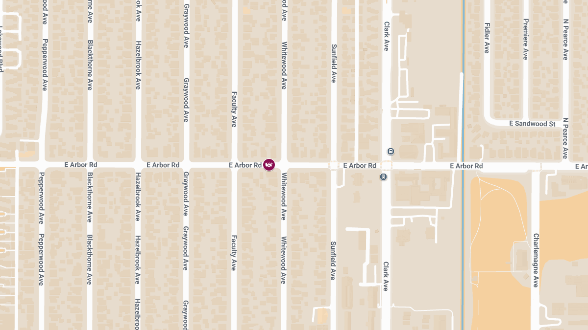 Injury Accident Reported at Arbor Rd