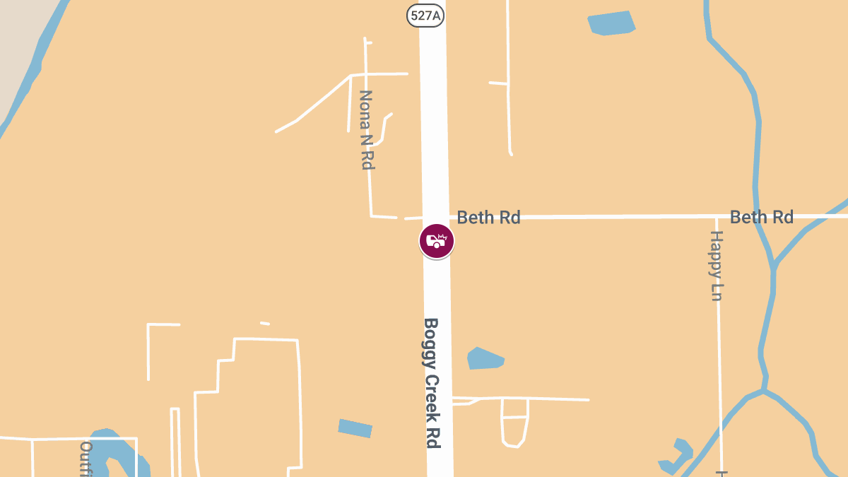 Injury Accident Reported at Boggy Creek Rd & Beth Rd