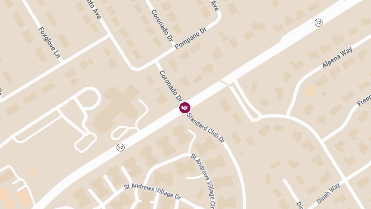 Injury Accident Reported at Brownsboro Rd & Standard Club Dr