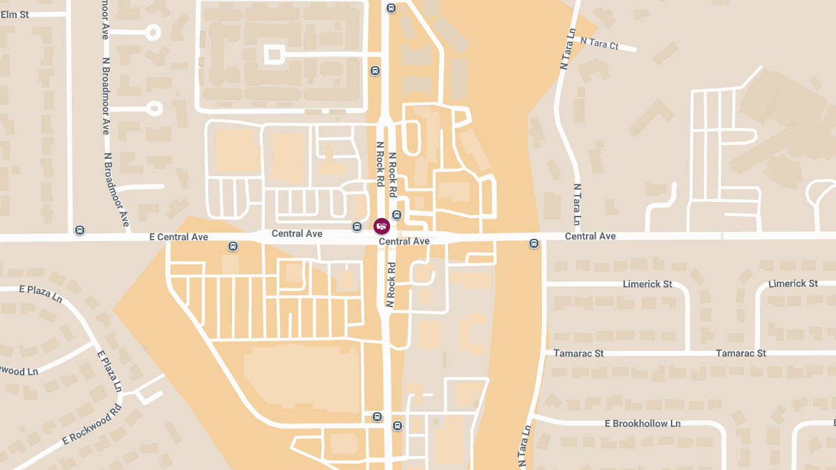 Injury Accident Reported at Central Ave & Rock Rd