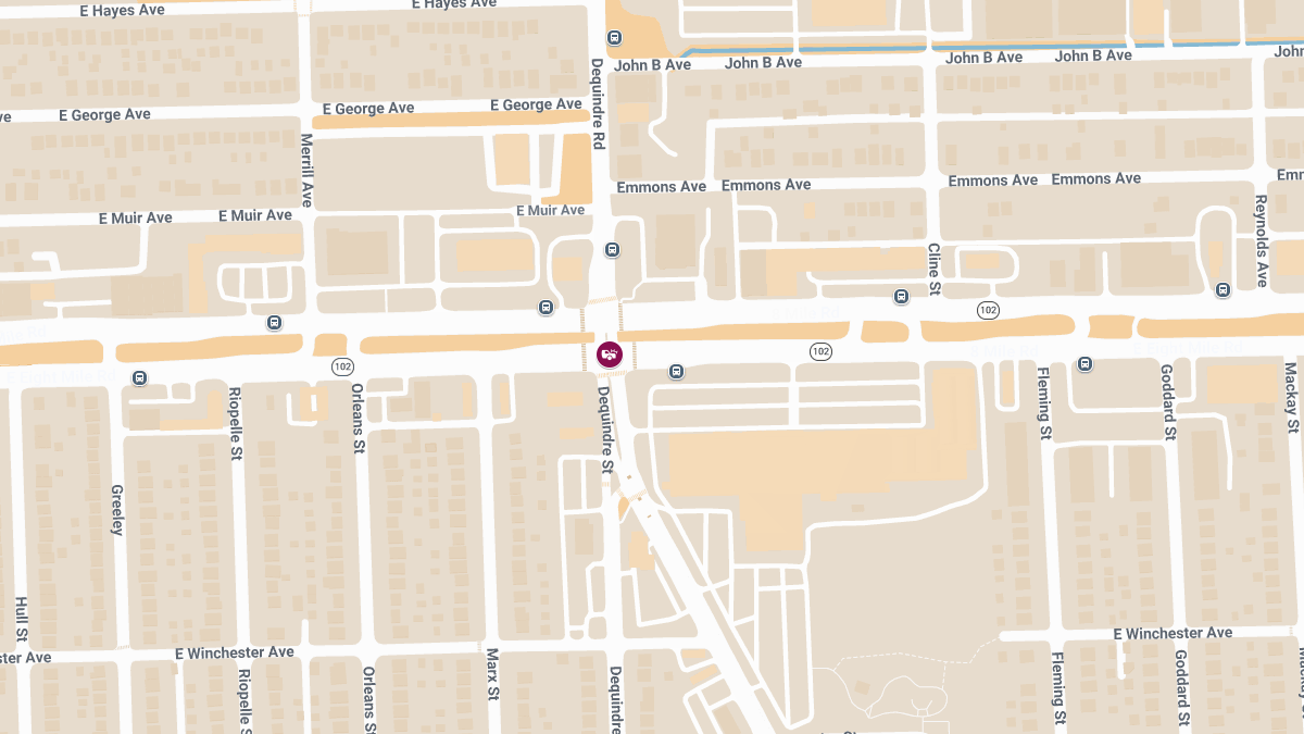 Injury Accident Reported at Dequindre St & 8 Mile Rd
