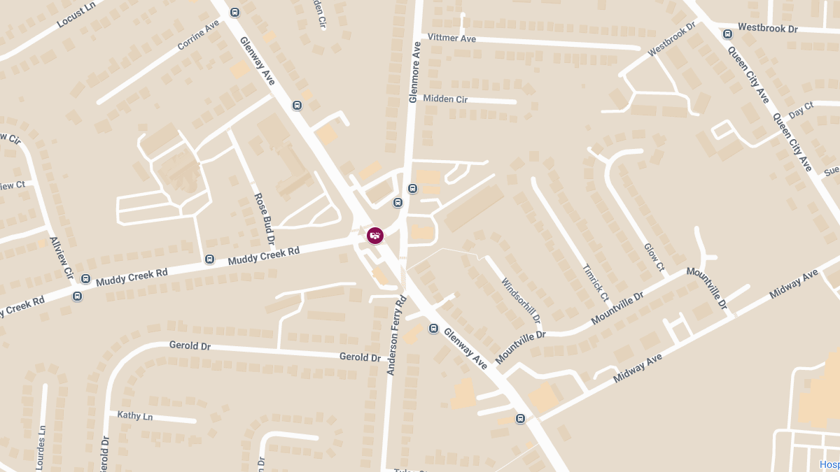 Injury Accident Reported at Glenway Ave & Muddy Creek Rd