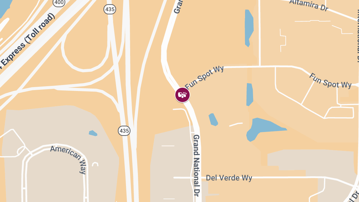 Injury Accident Reported at Grand National Dr & Fun Spot Wy