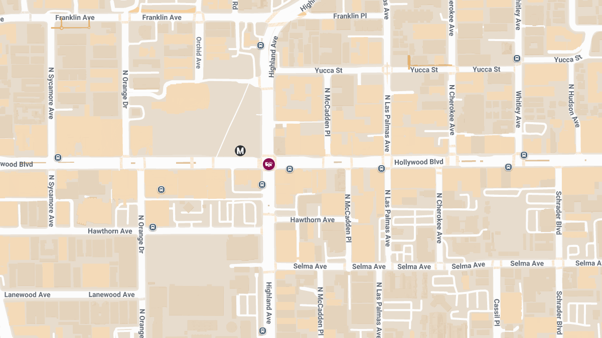 Injury Accident Reported at Hollywood & Highland