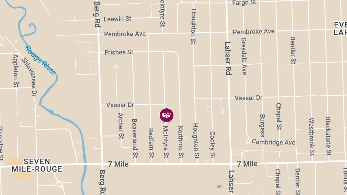 Injury Accident Reported at N Rydal St & McIntyre St