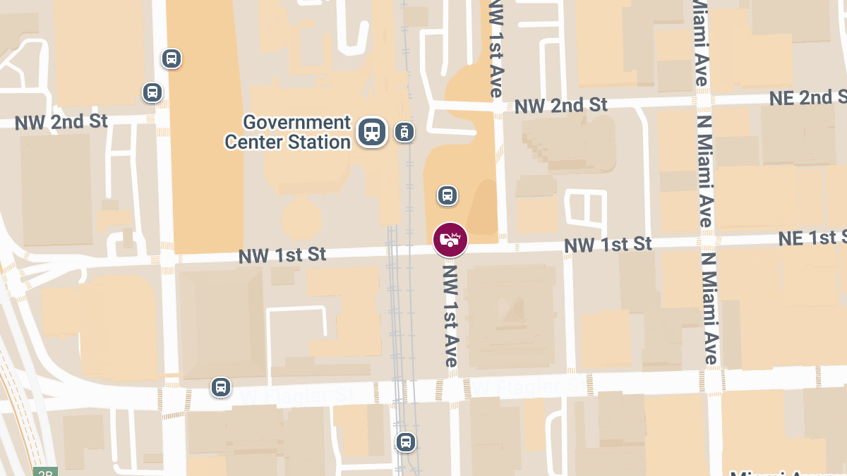 Injury Accident Reported at NW 1st Ave & NW 1st St