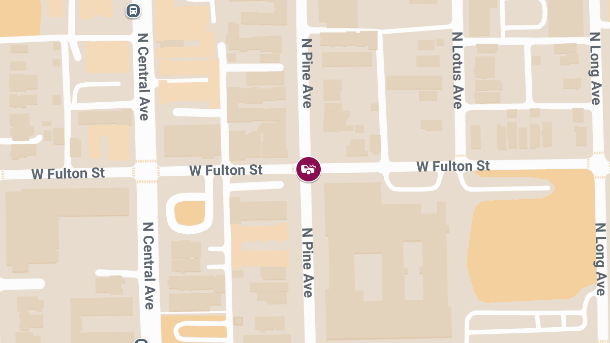 Injury Accident Reported at Pine Ave & Fulton St