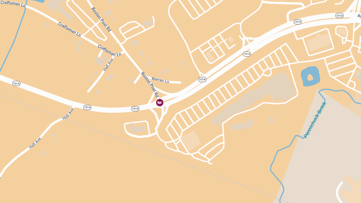 Injury Accident Reported at Rte 101A & Boston Post Rd