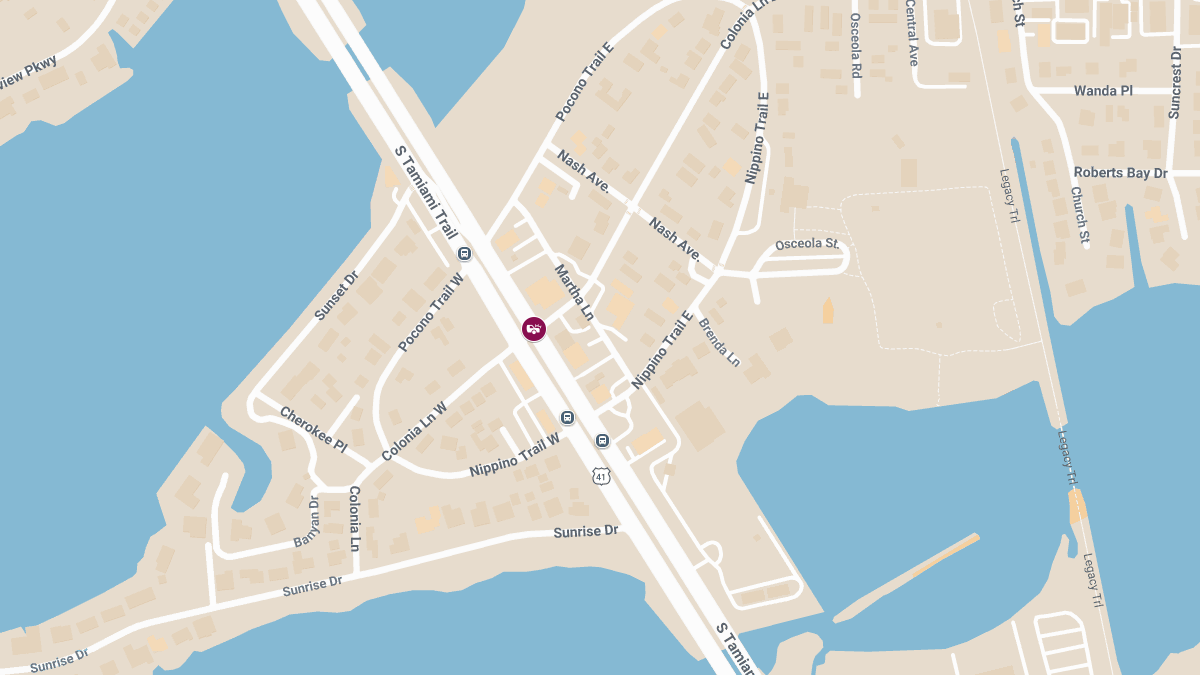 Injury Accident Reported at S Tamiami Trl & Colonia Ln E