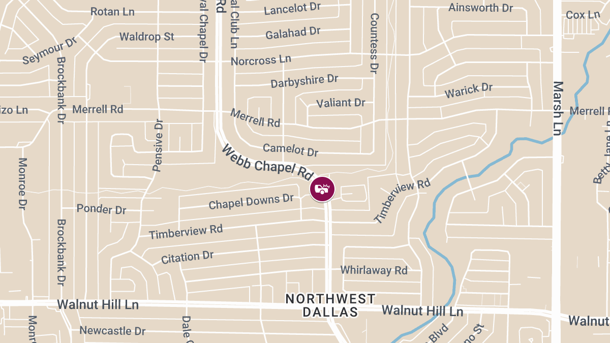 Injury Accident Reported at Webb Chapel Rd