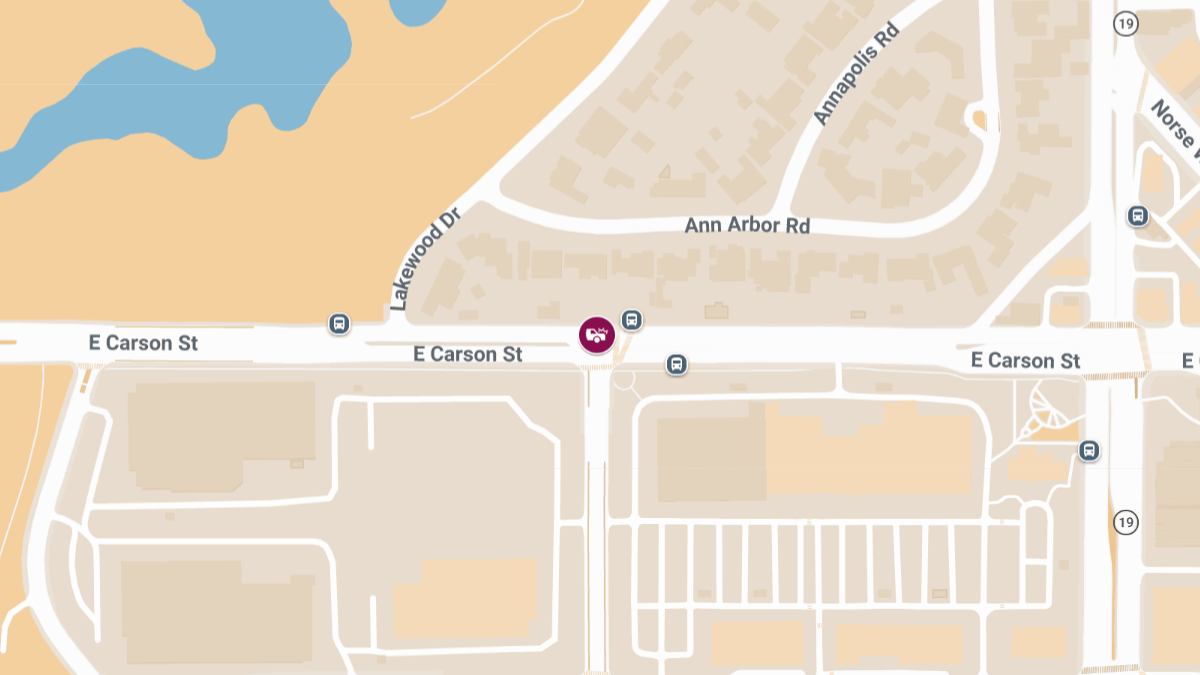 Injury Accident Reported at Worsham Ave & E Carson St